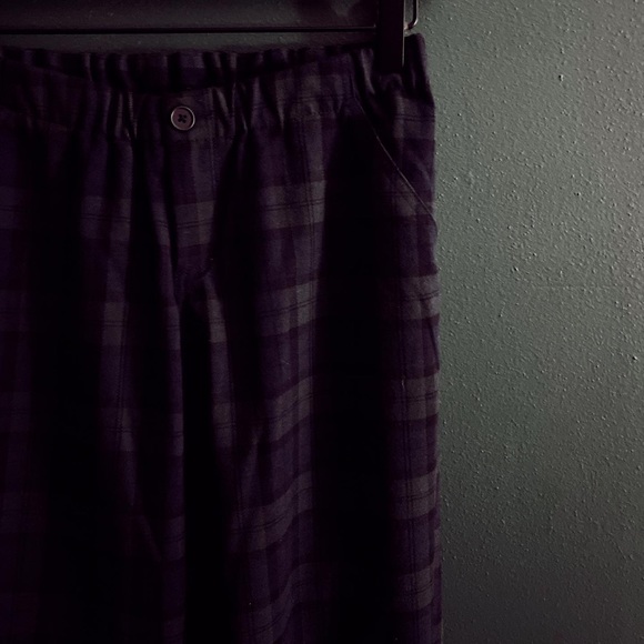 Brandy Melville Pants - Brandy Melville Plaid Flare Pants